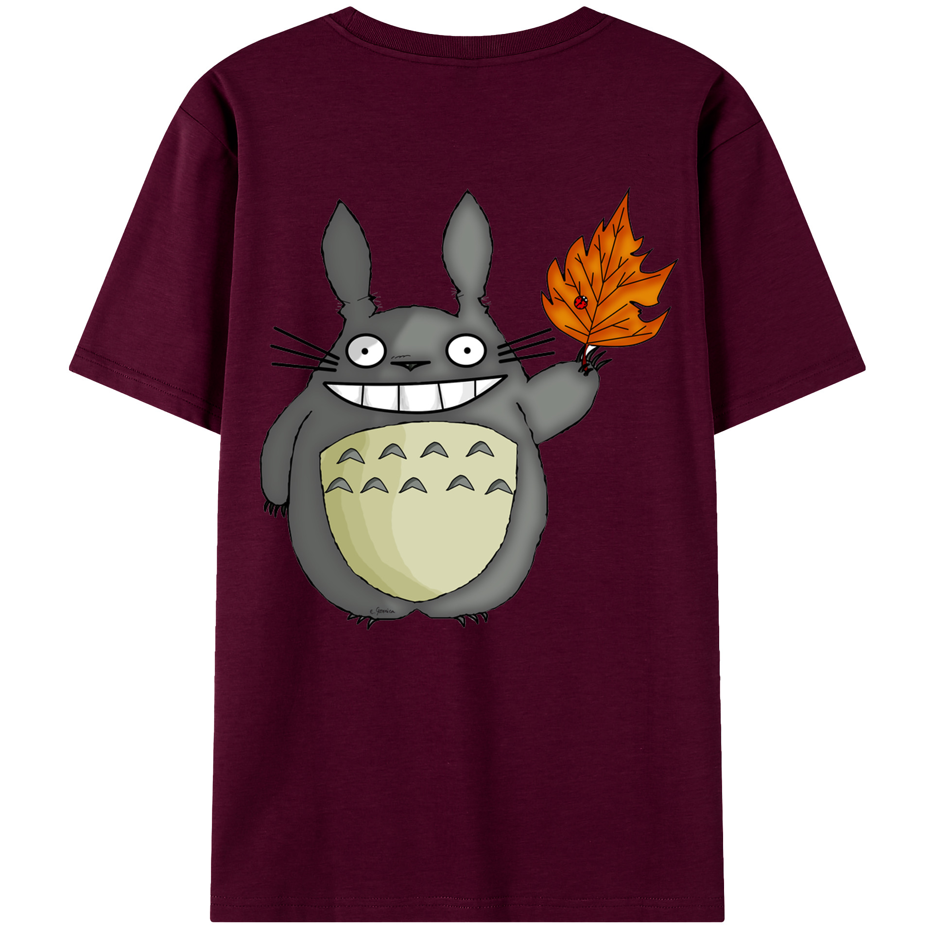 （画像用） となりのトトロ 草壁メイ 草壁サツキ My Neighbor Totoro Satsuki Kusakabe Mei Kusakabe レディース半袖Tシャツ(バックプリント)